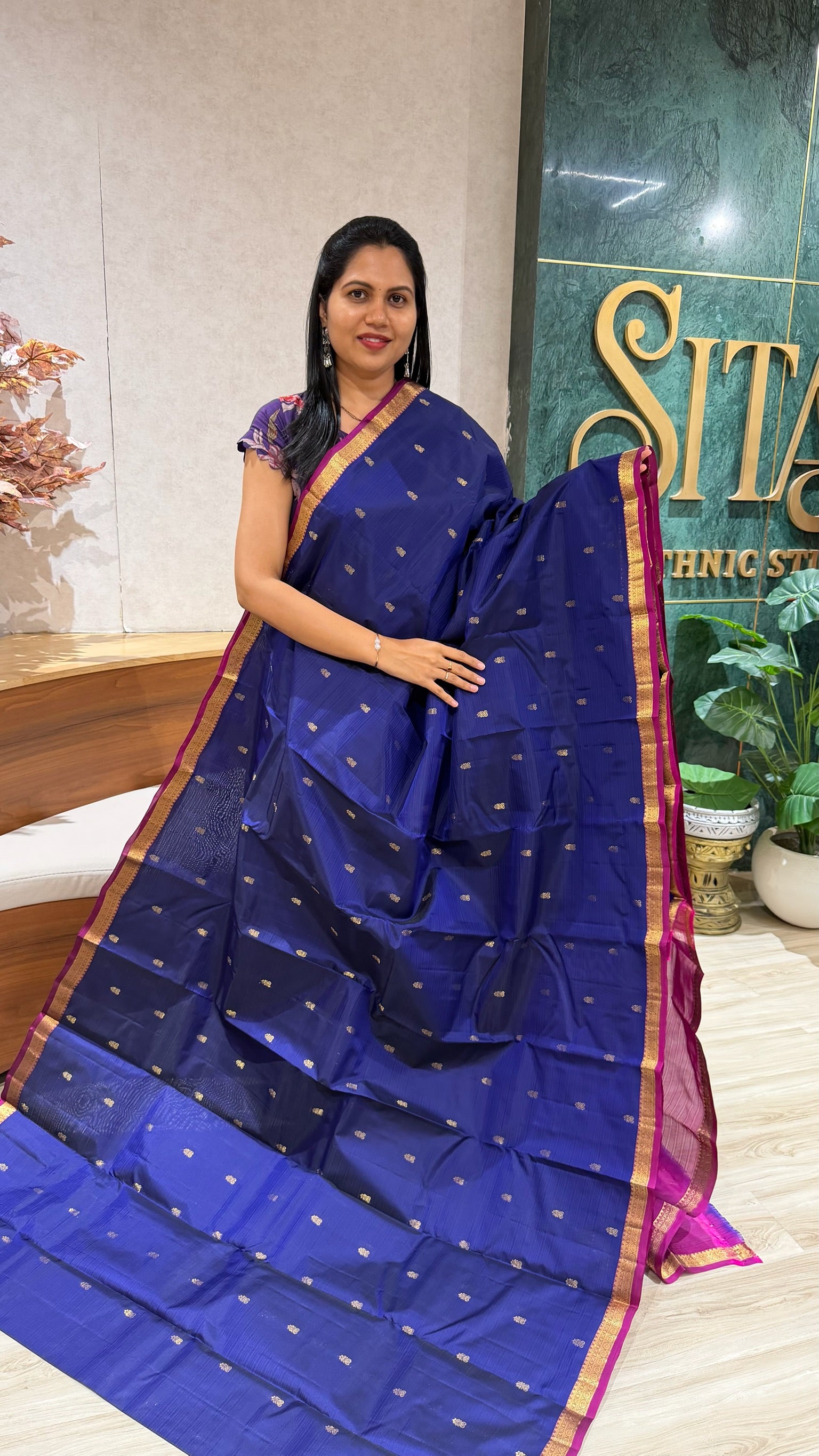Small border kanchi pattu