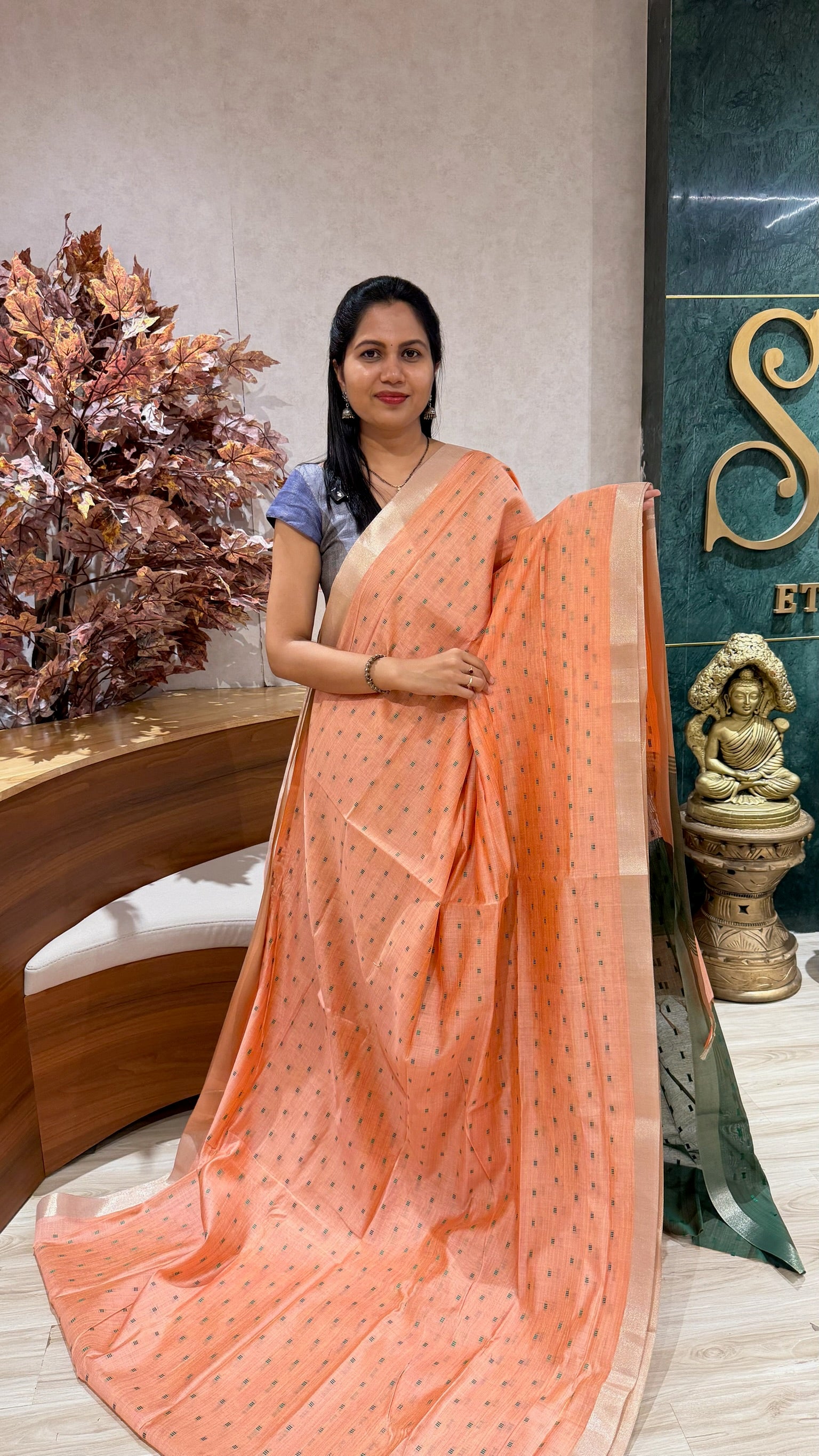 Cotton silk
