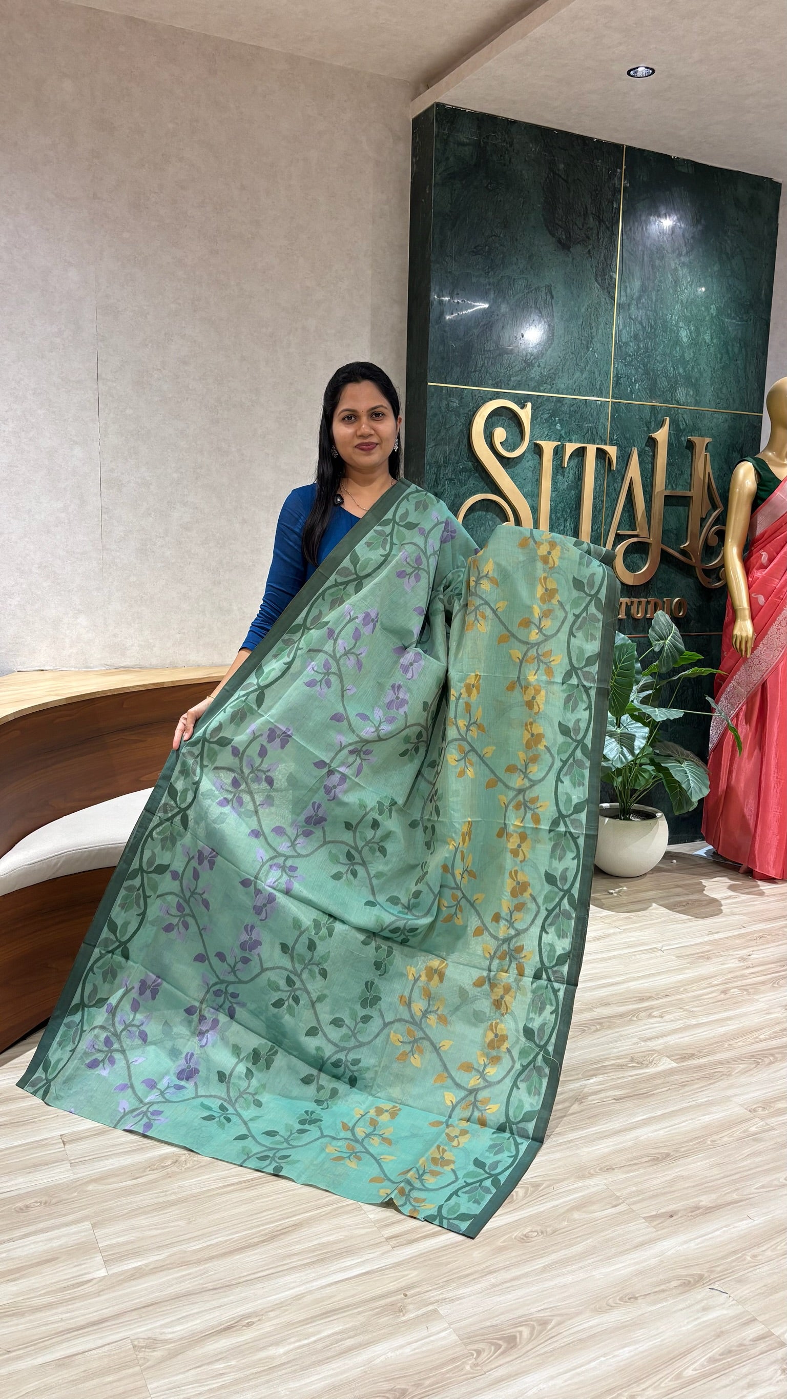 Bengal cotton with no blouse