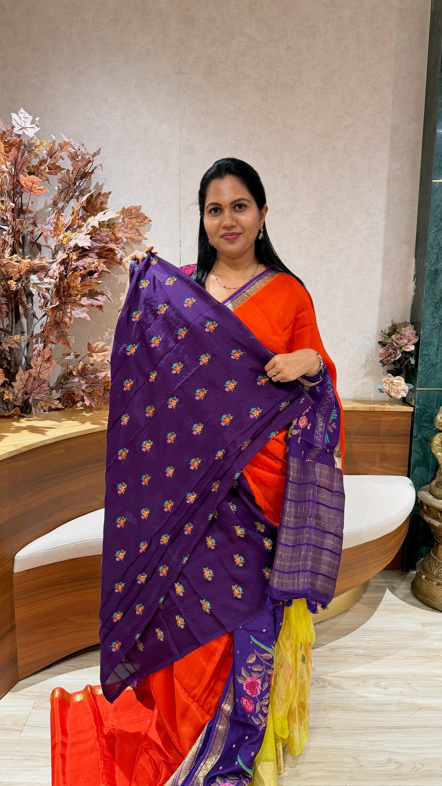 Fancy mysore silk