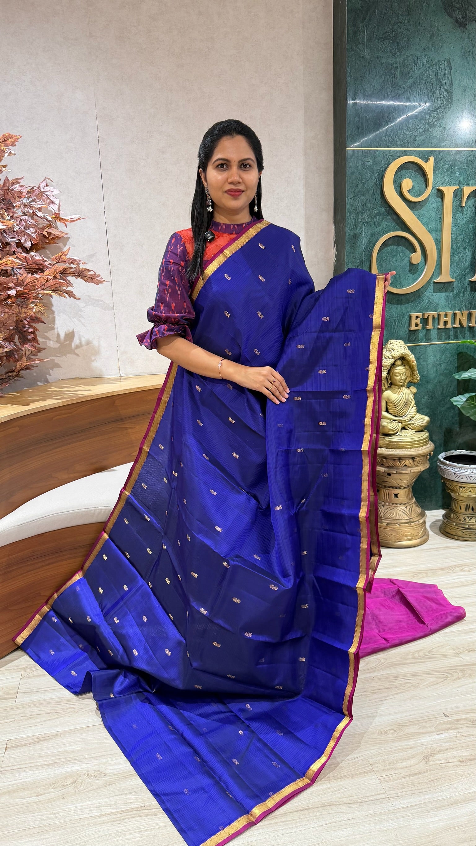 Small border kanchi pattu