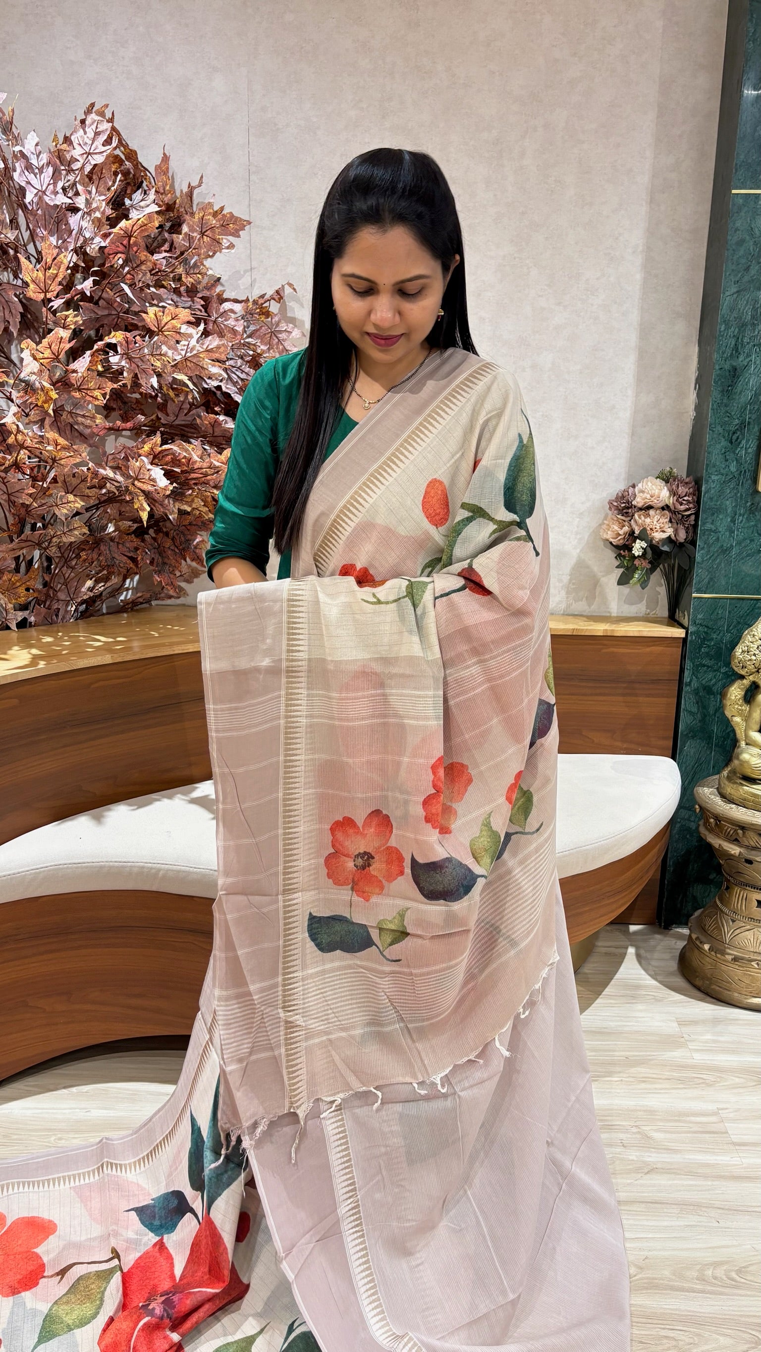 Handloom cotton saree
