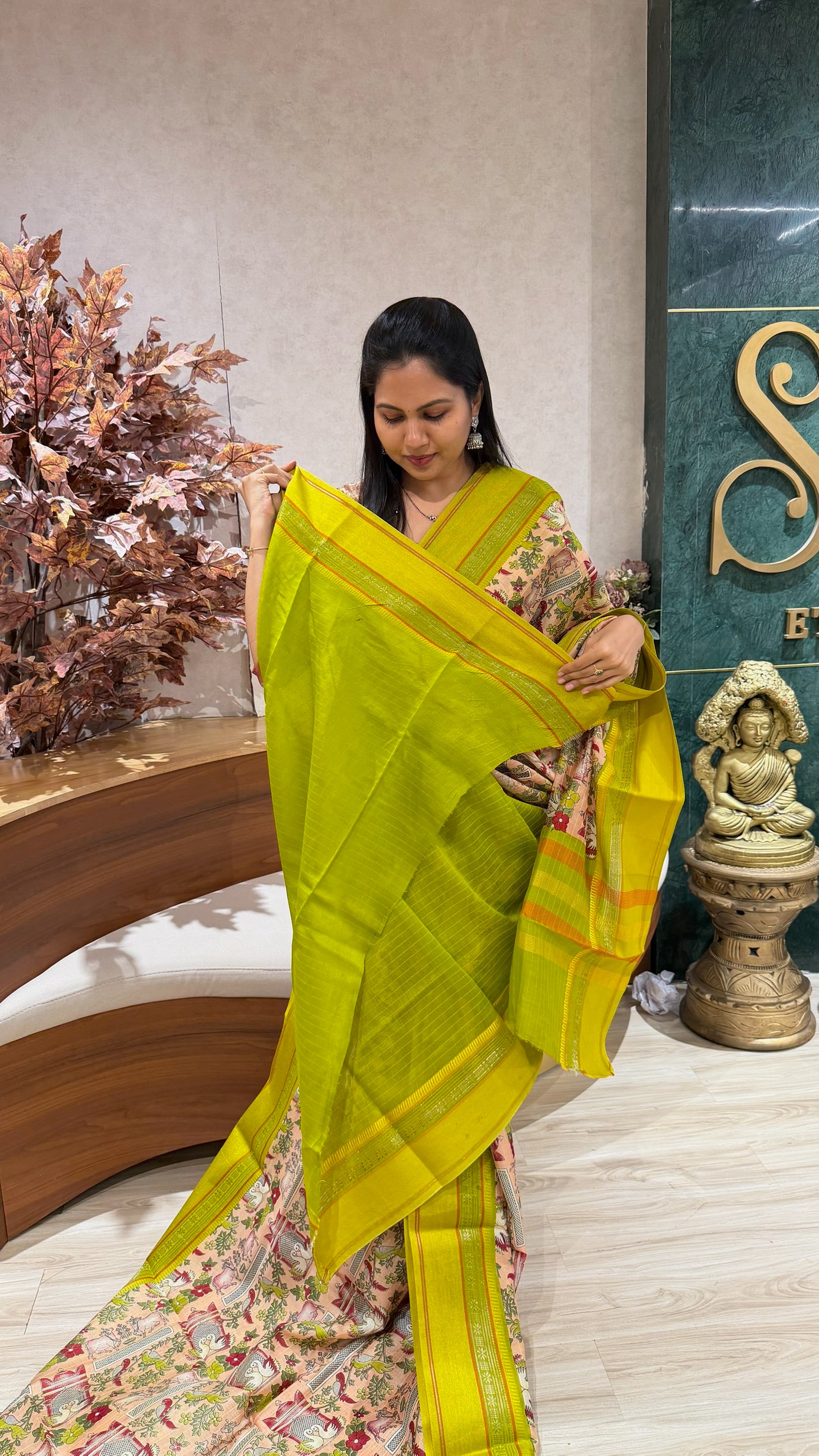 Digital print sarees