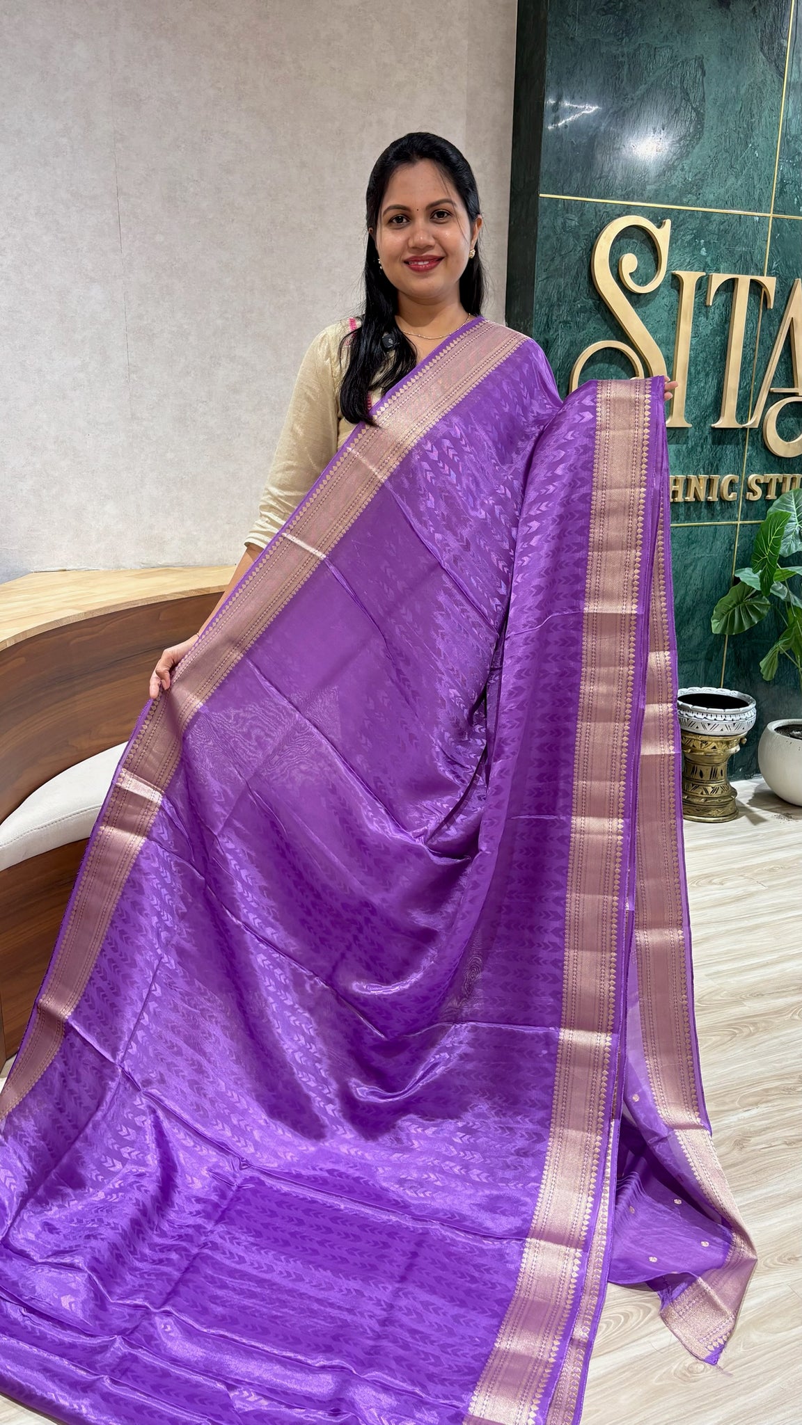 HO crepe silk saree