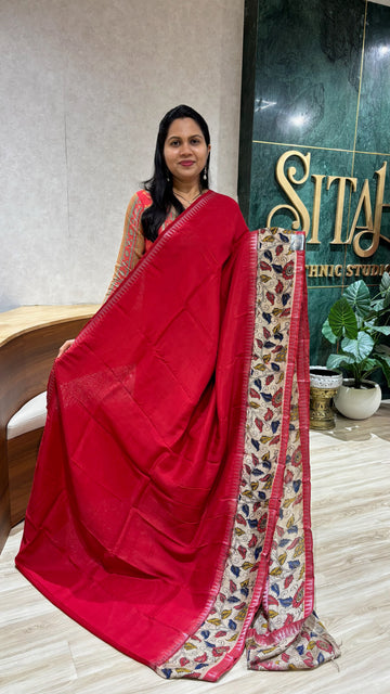 Chennur silk red