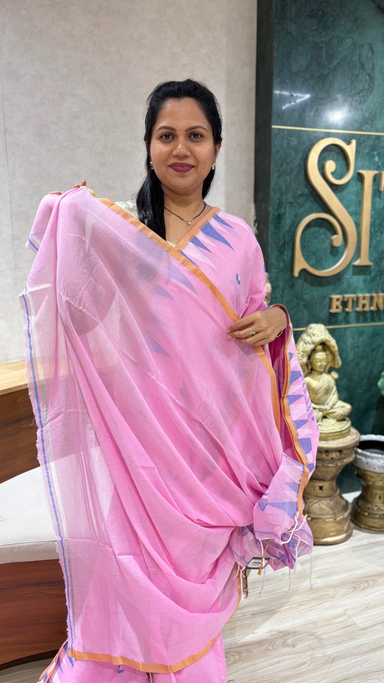 Mul cotton with blouse