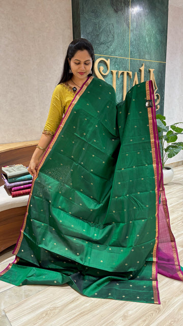 Kanchi pattu green