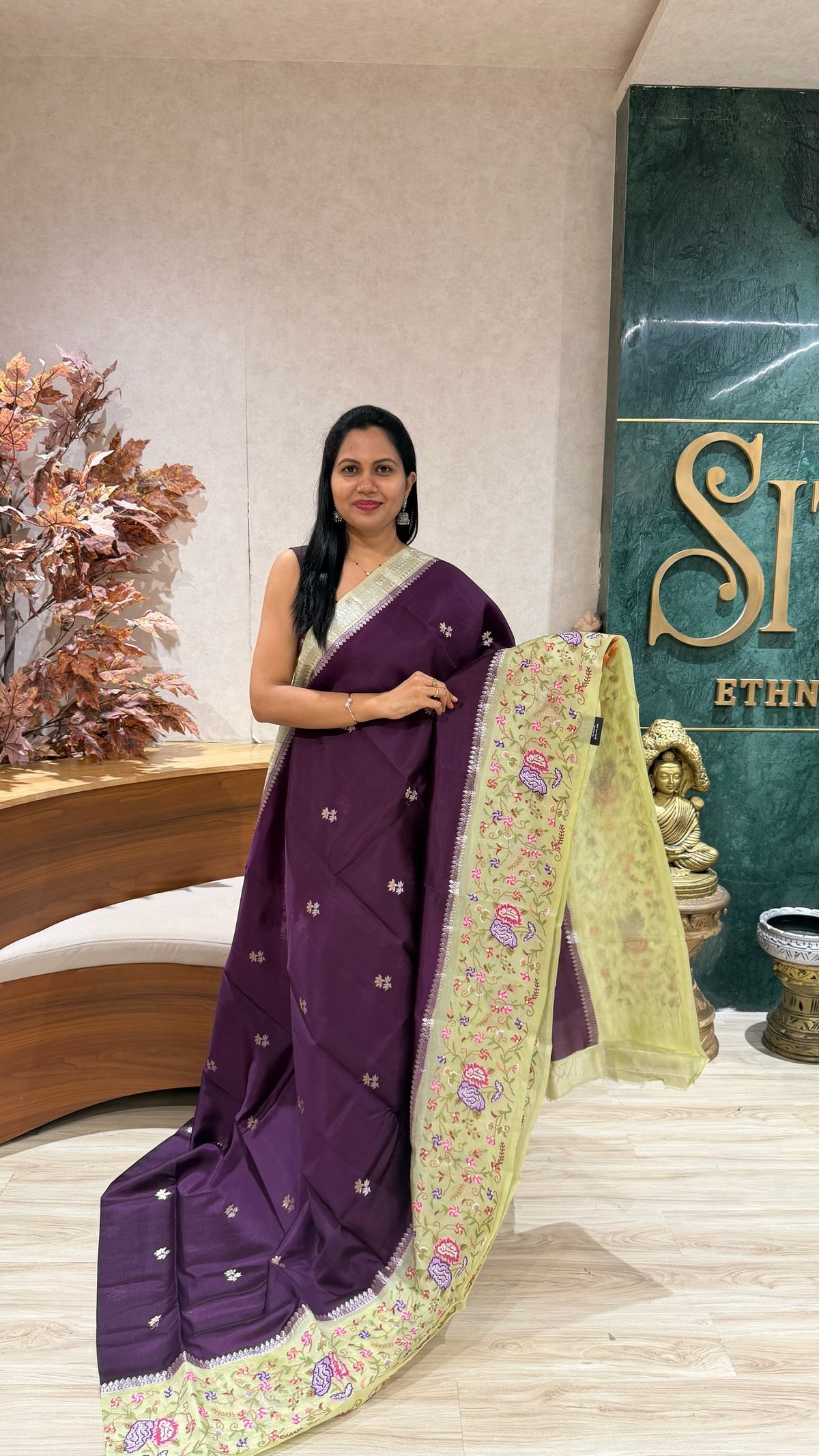 Puna silk embroidery