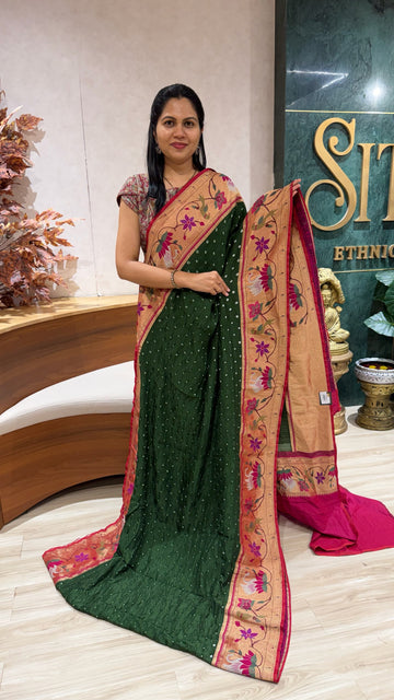 Fancy bandhini Paithani