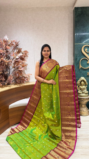 Handloom gadwal pattu