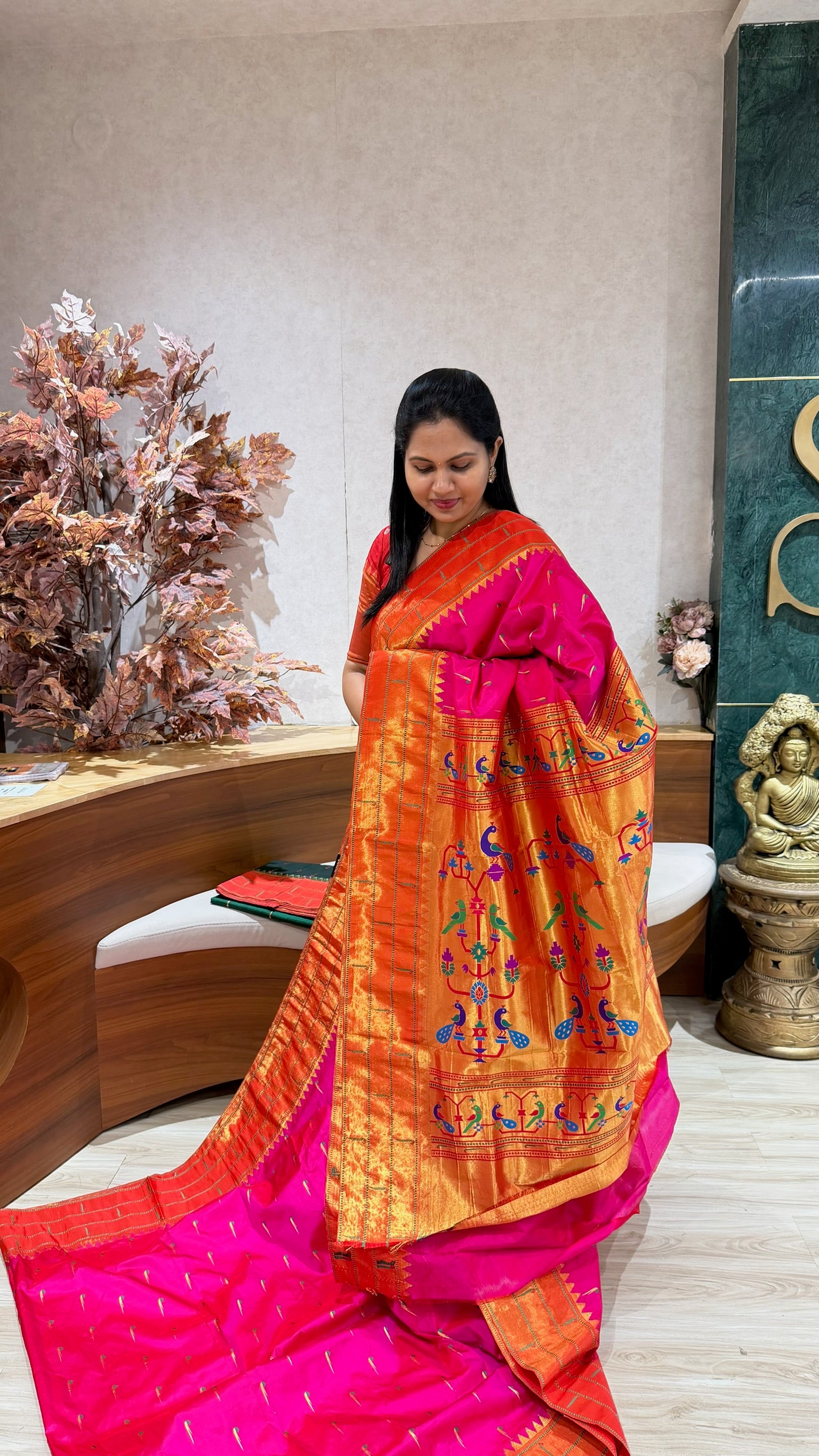 Pure silk paithani