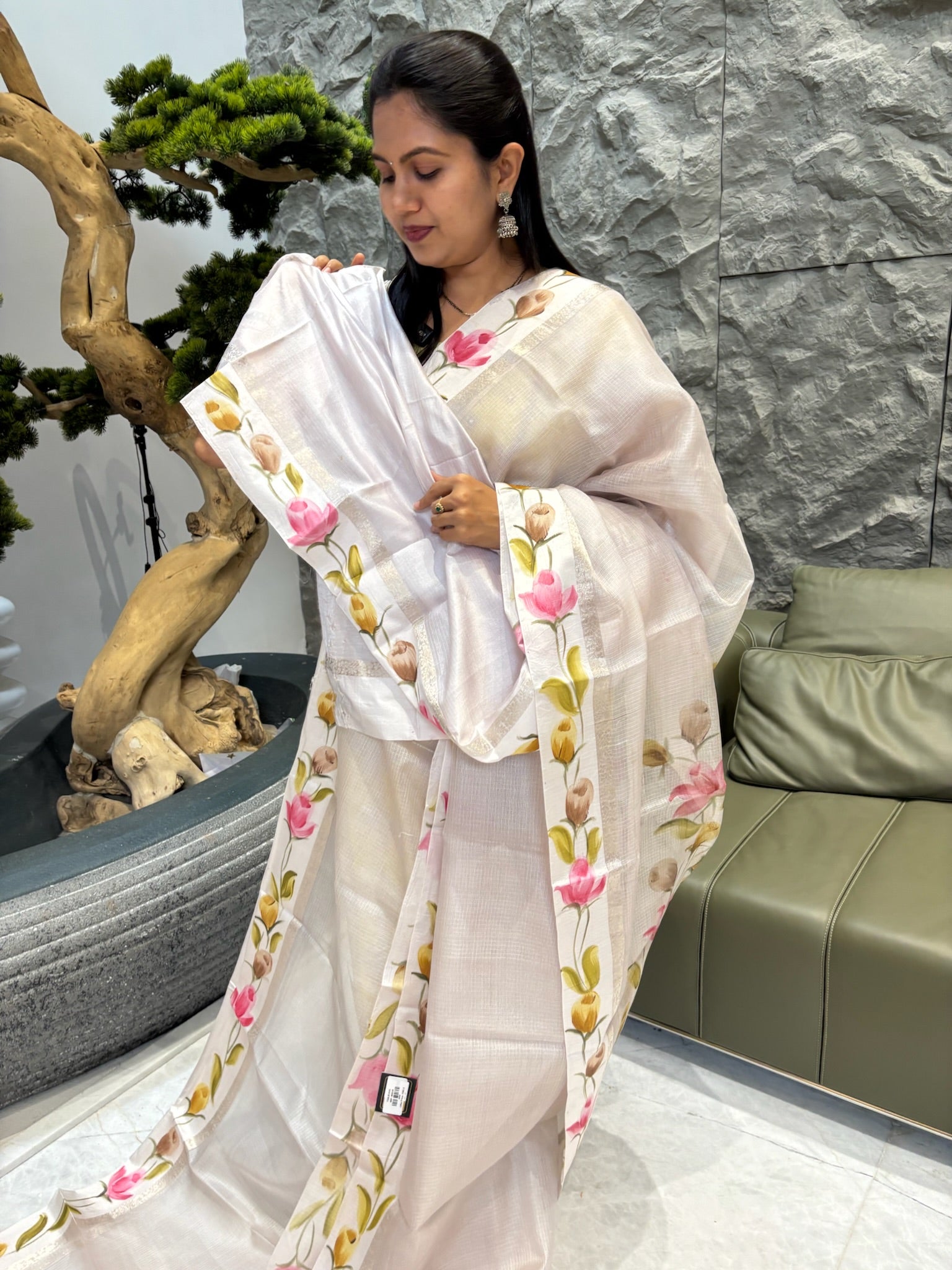 Tussar kota saree