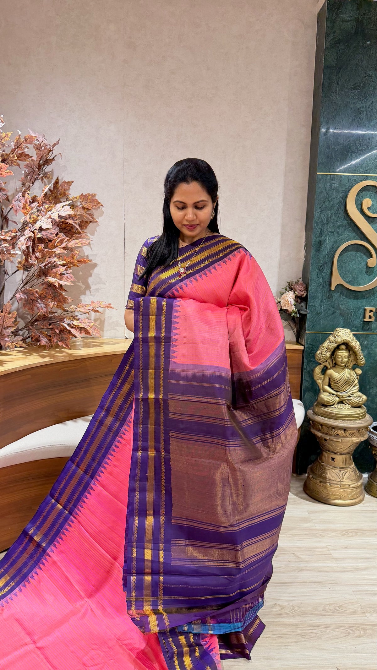 Handloom gadwal pattu