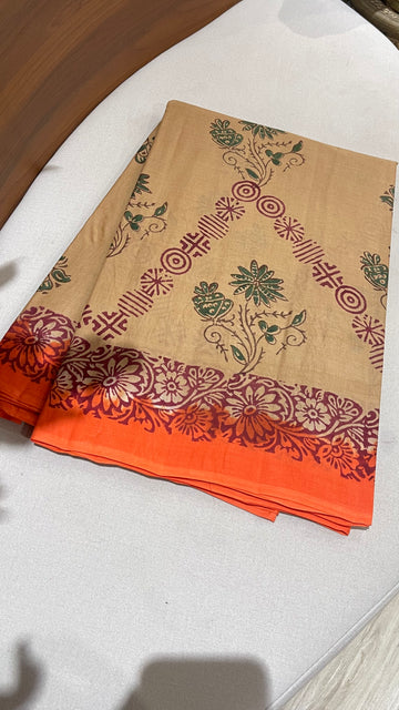 Summer cotton saree