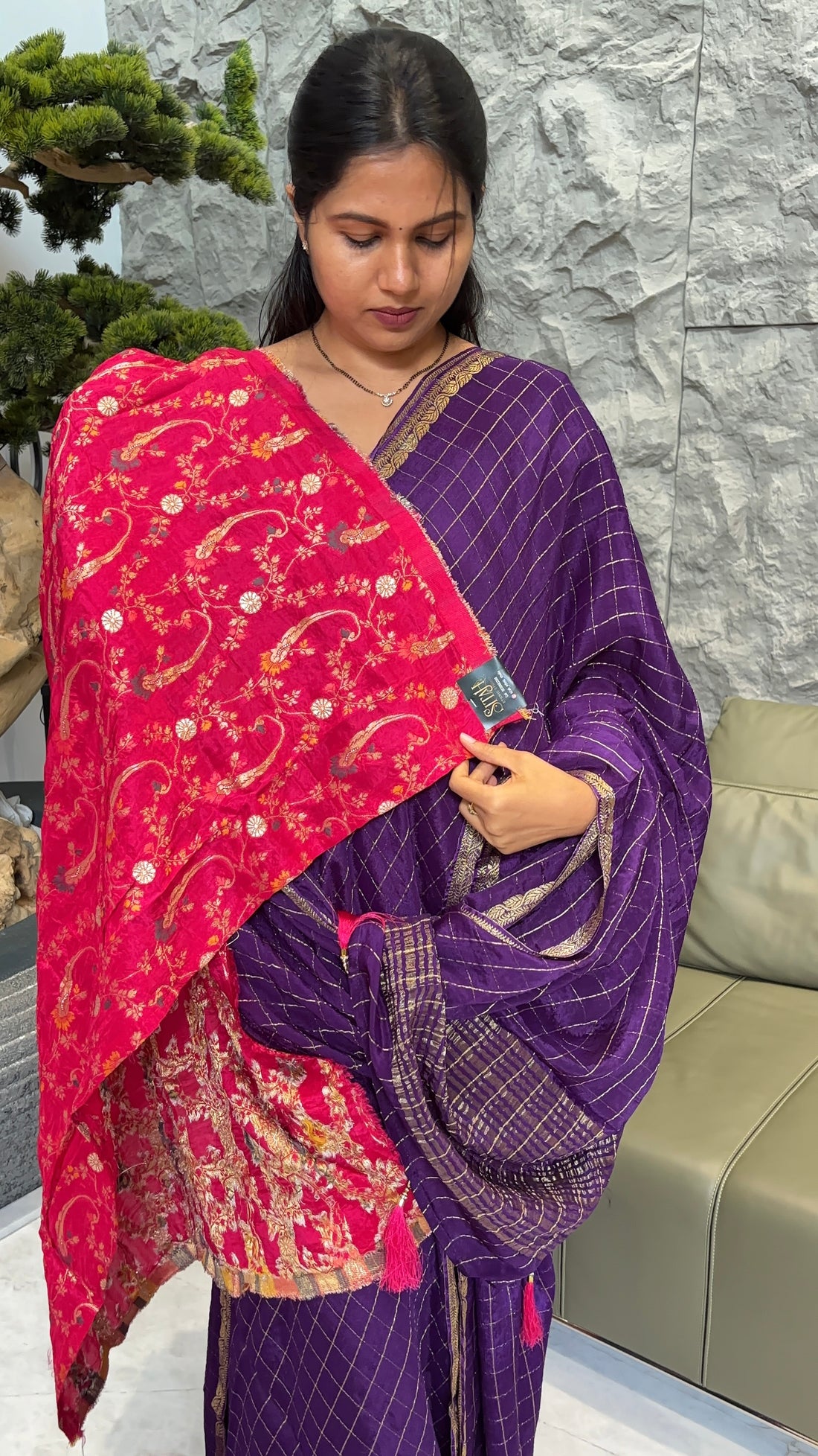 Chiffon purple-pink