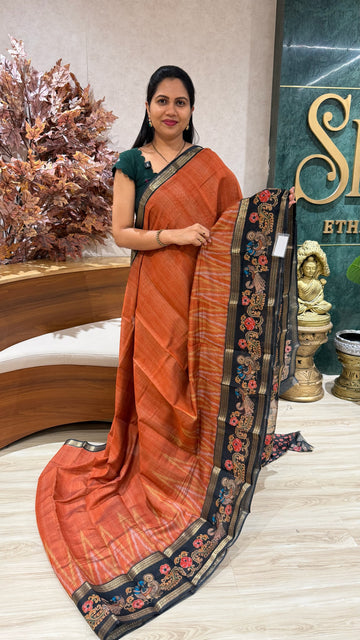 Casual drape Tanjore print