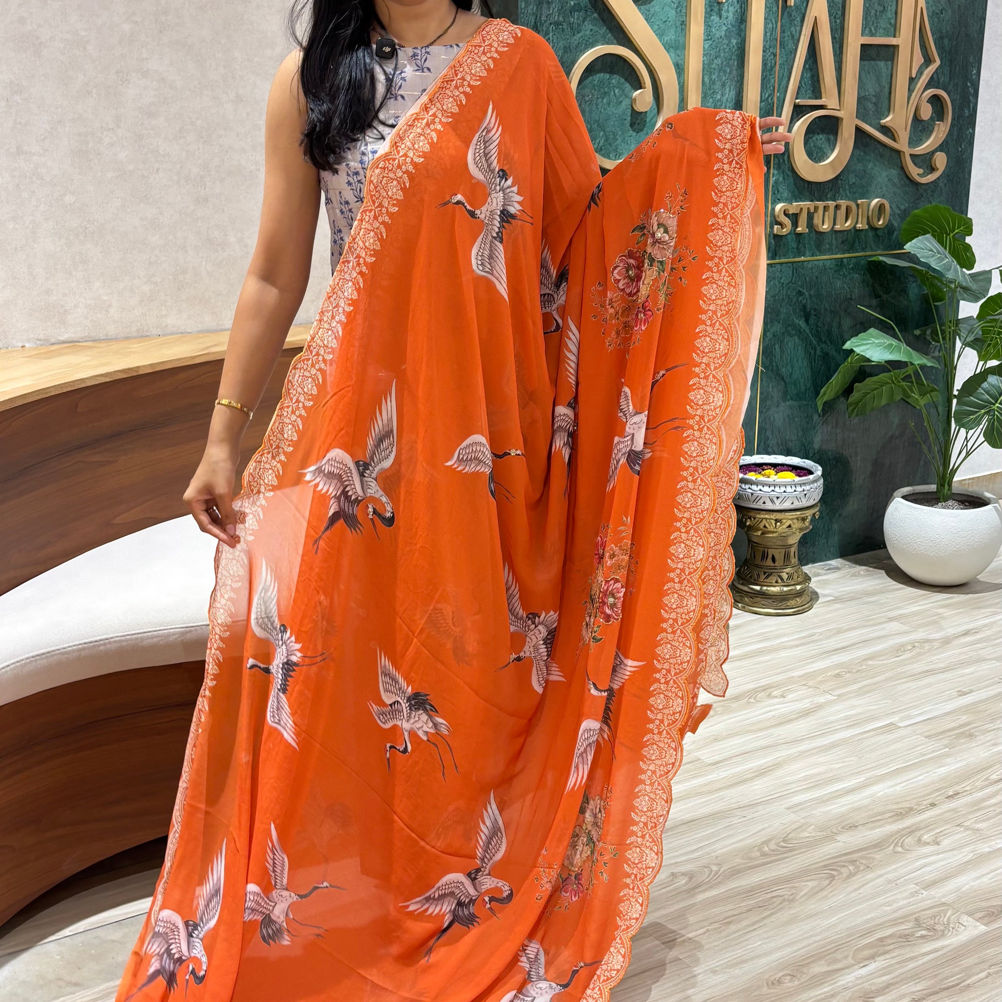 Soldout -Pure georgette casual wear