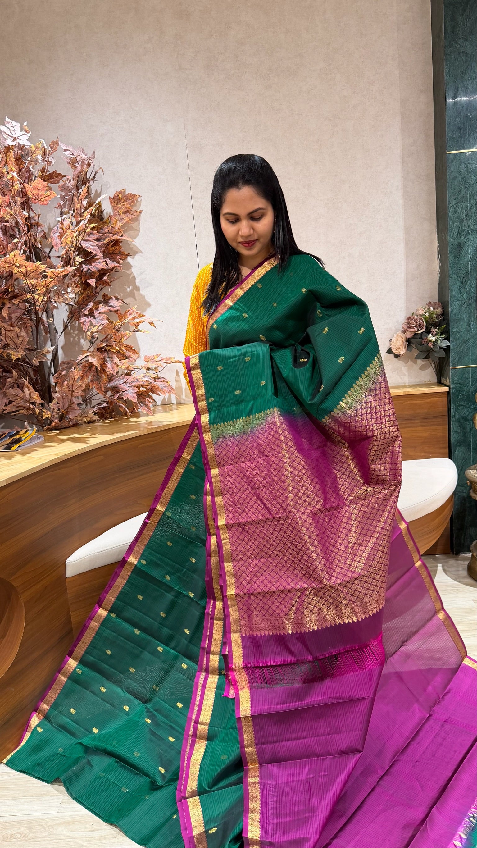 Small border kanchi pattu
