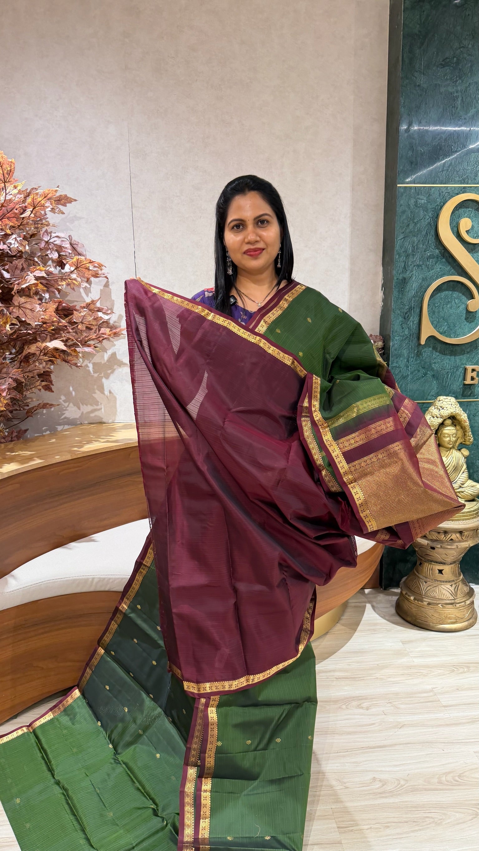 Small border kanchi pattu