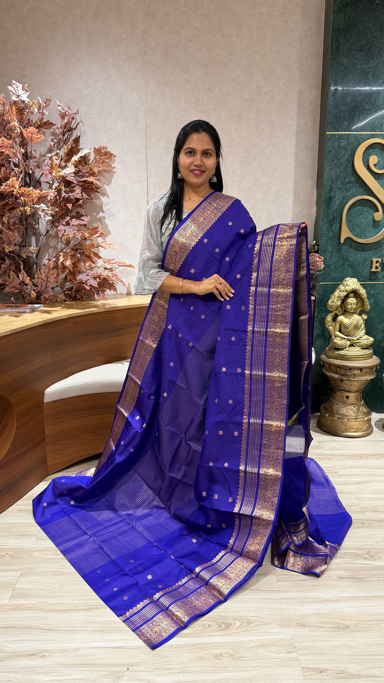 Light weight vintage kanchi