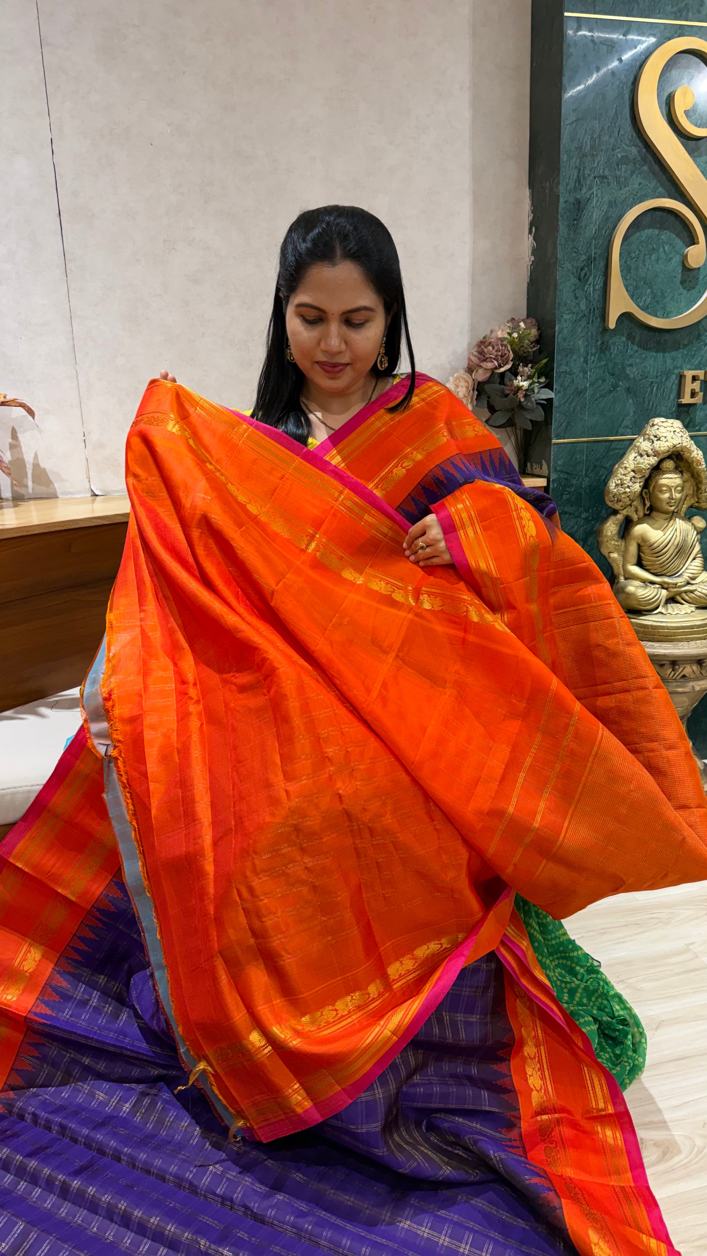 Handloom Gadwal pattu