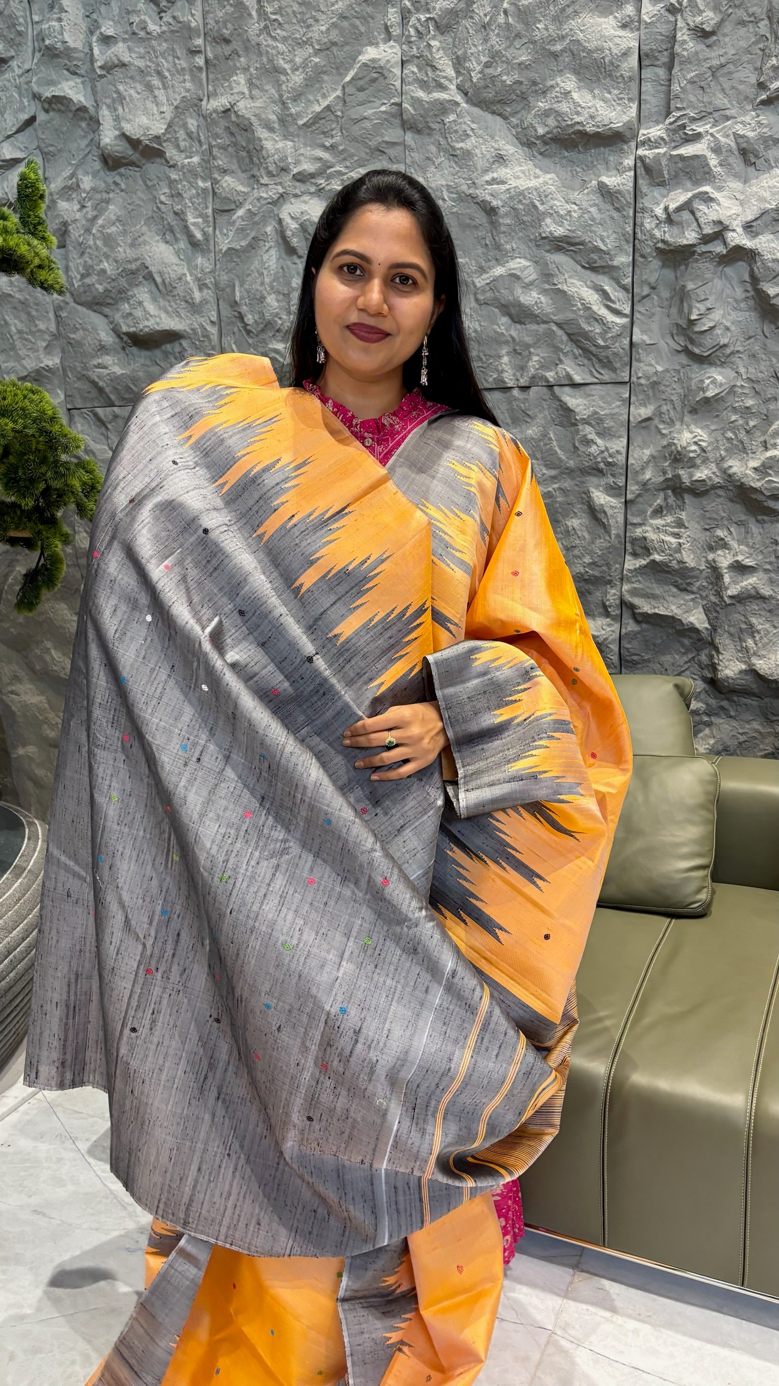 Pure handloom gadwal pattu
