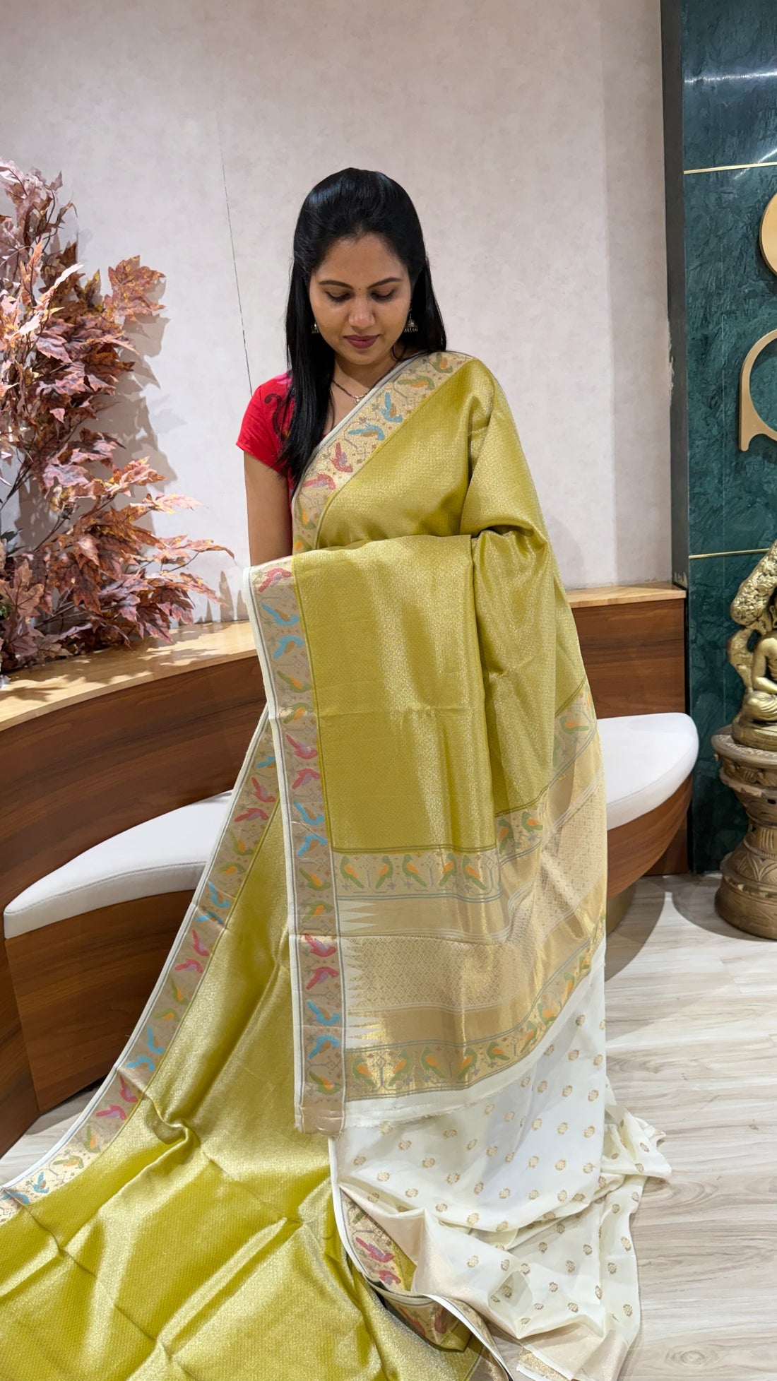 Banaras tissue georgette