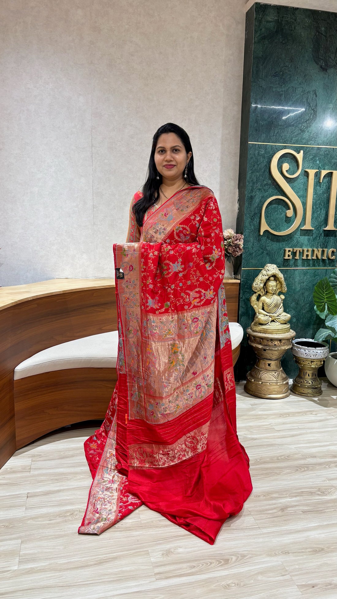 Munga silk paithani weaving