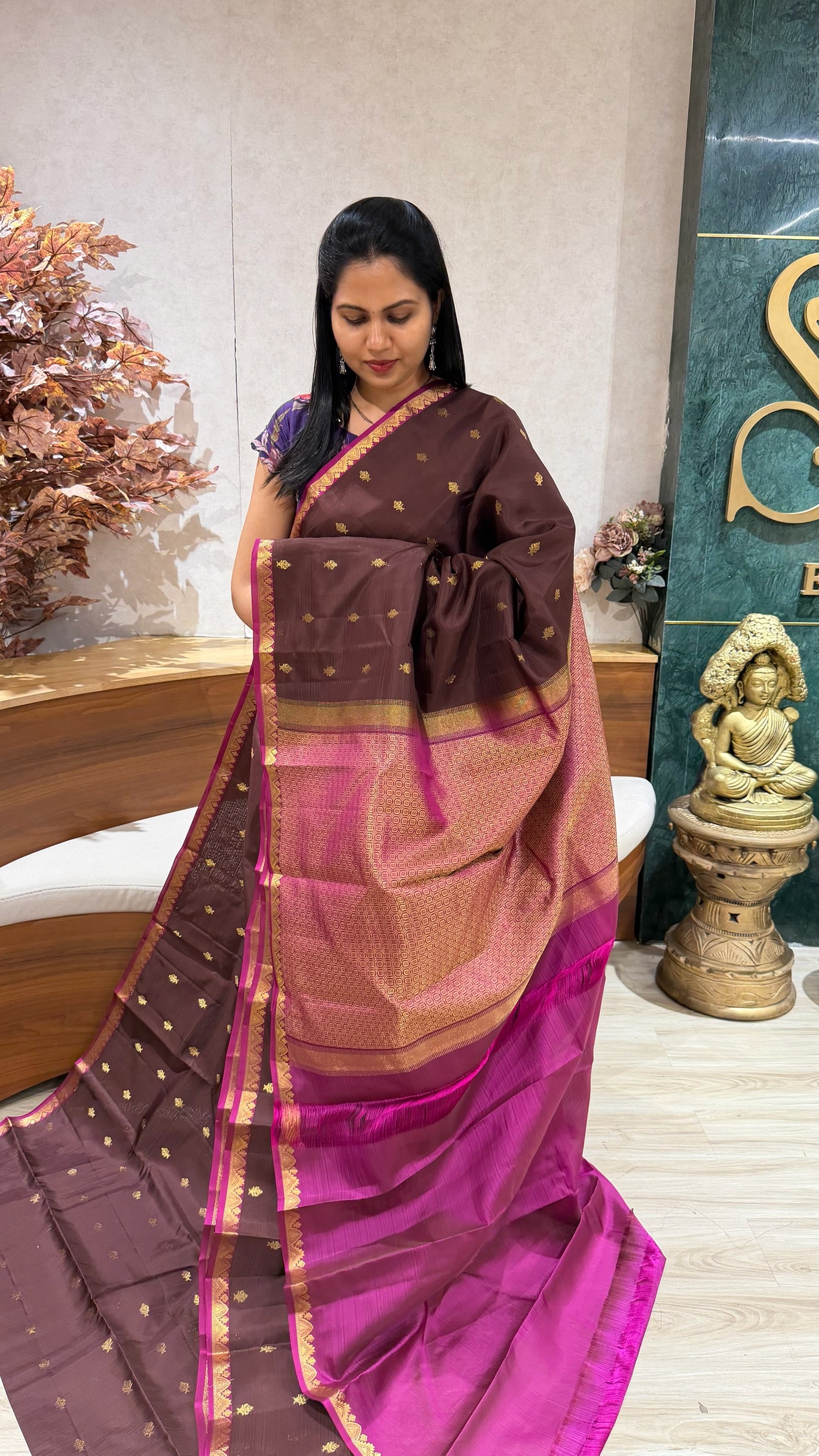 Small border kanchi pattu