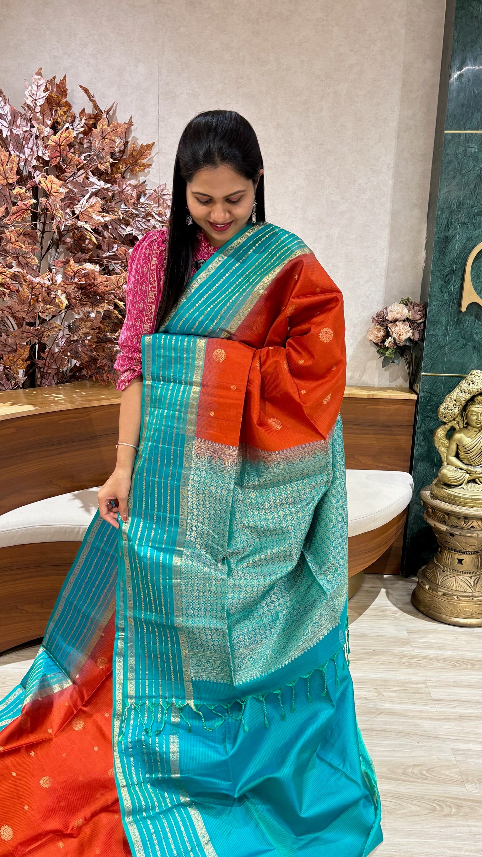 Lightweight Handloom Kanchi pattu