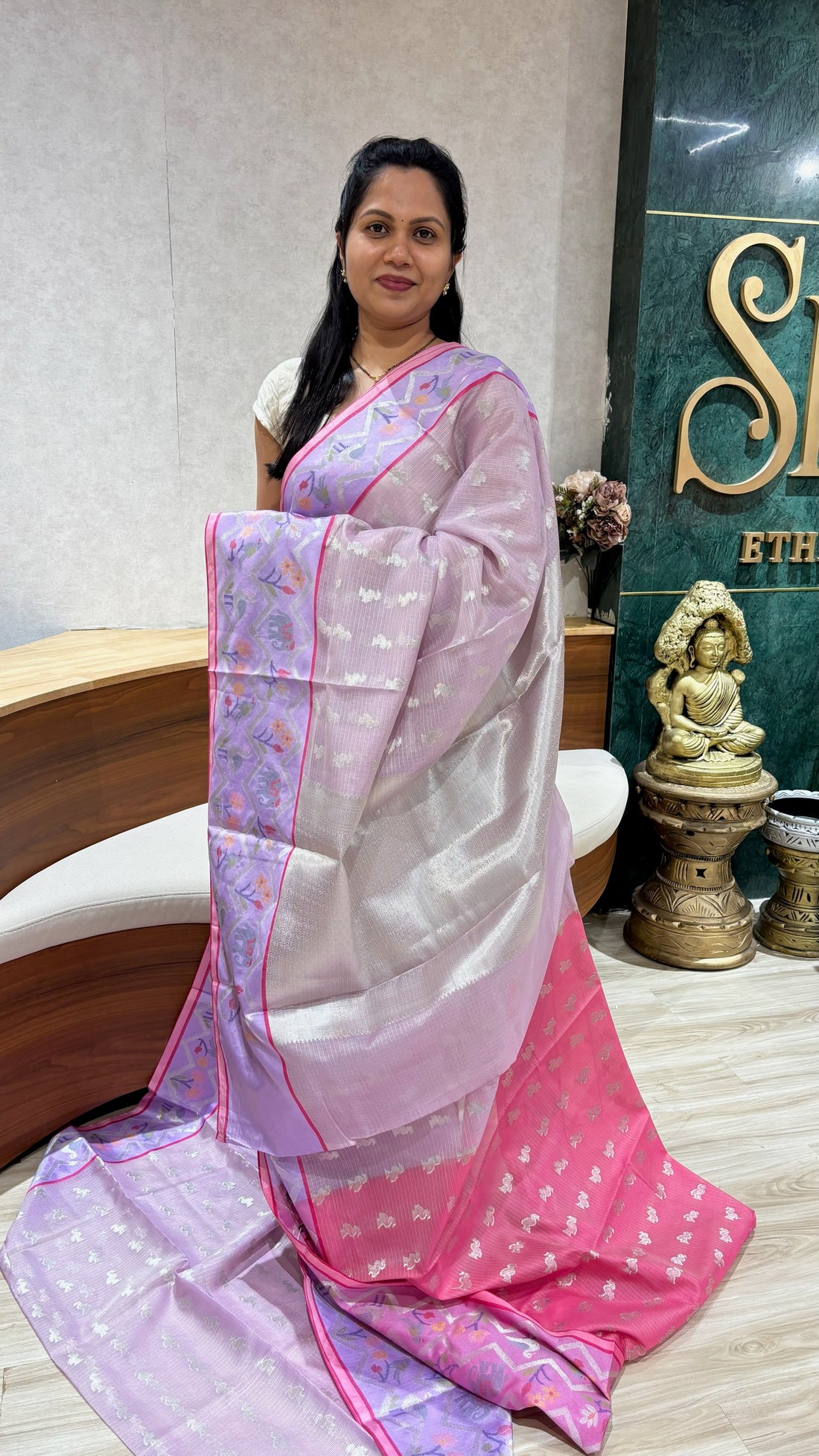 Kota saree lavendar