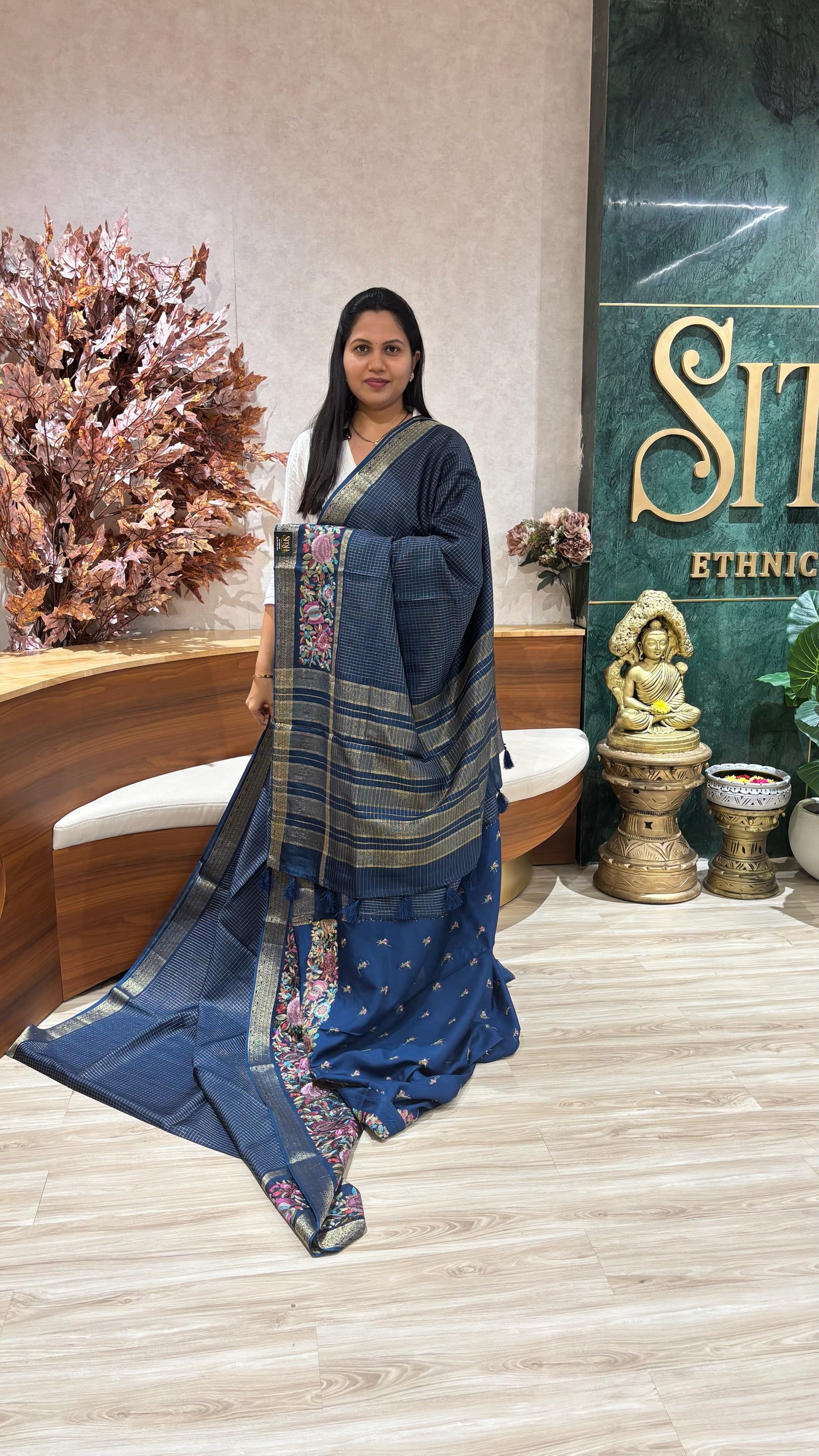 Russian silk embroidery