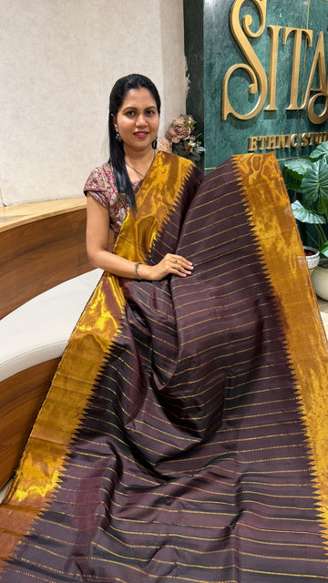 Handloom  Gadwal tissue border