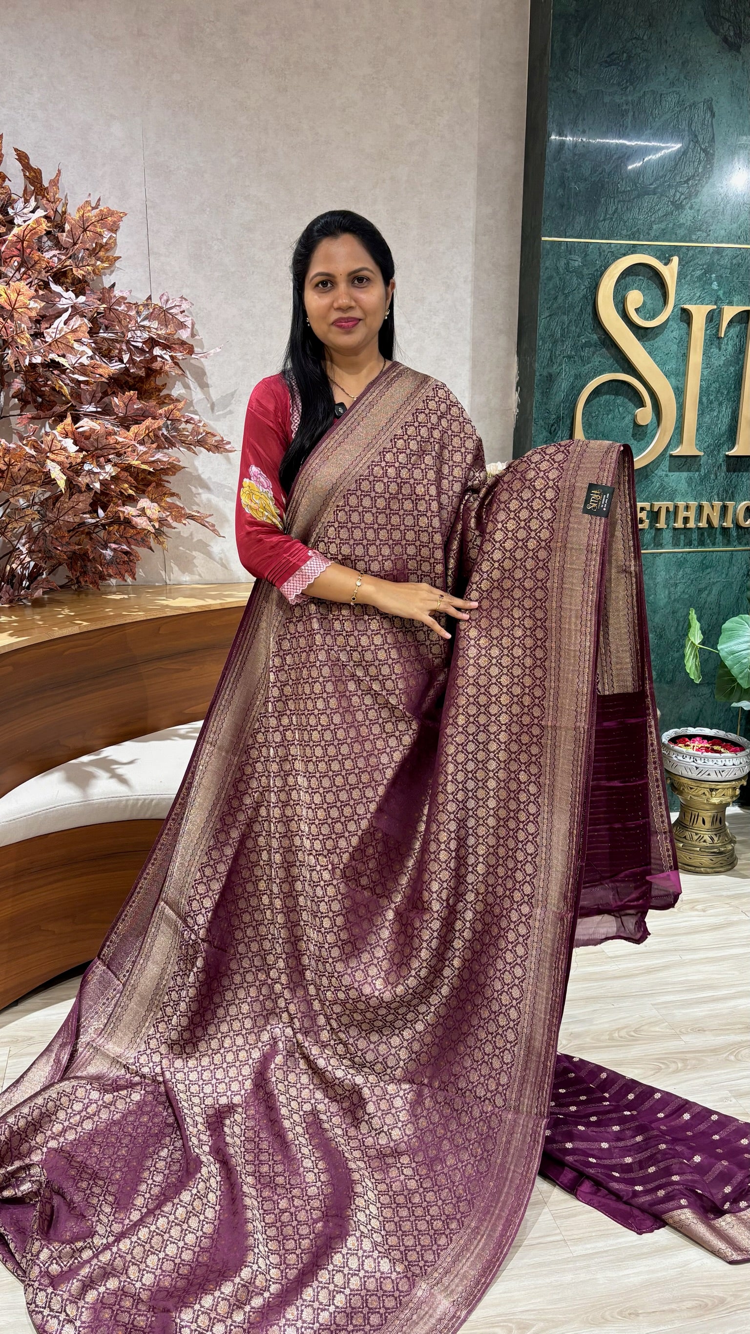 Banaras crepe brocade