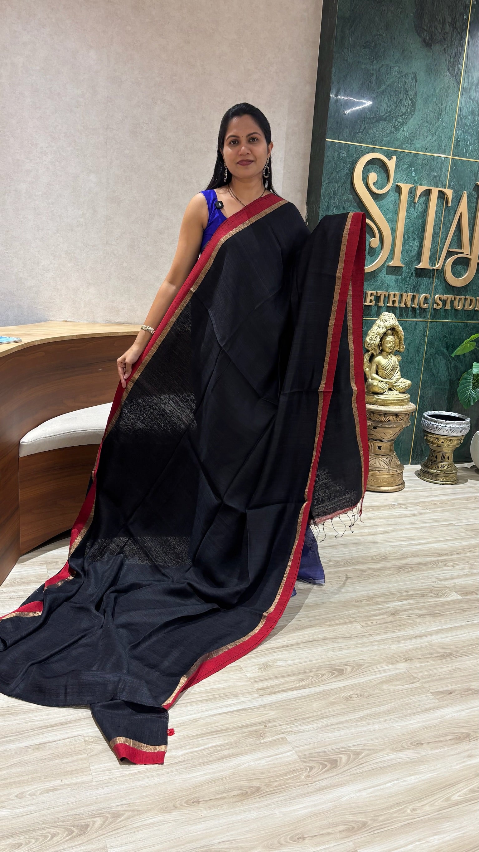 Pure soft matka silk sarees