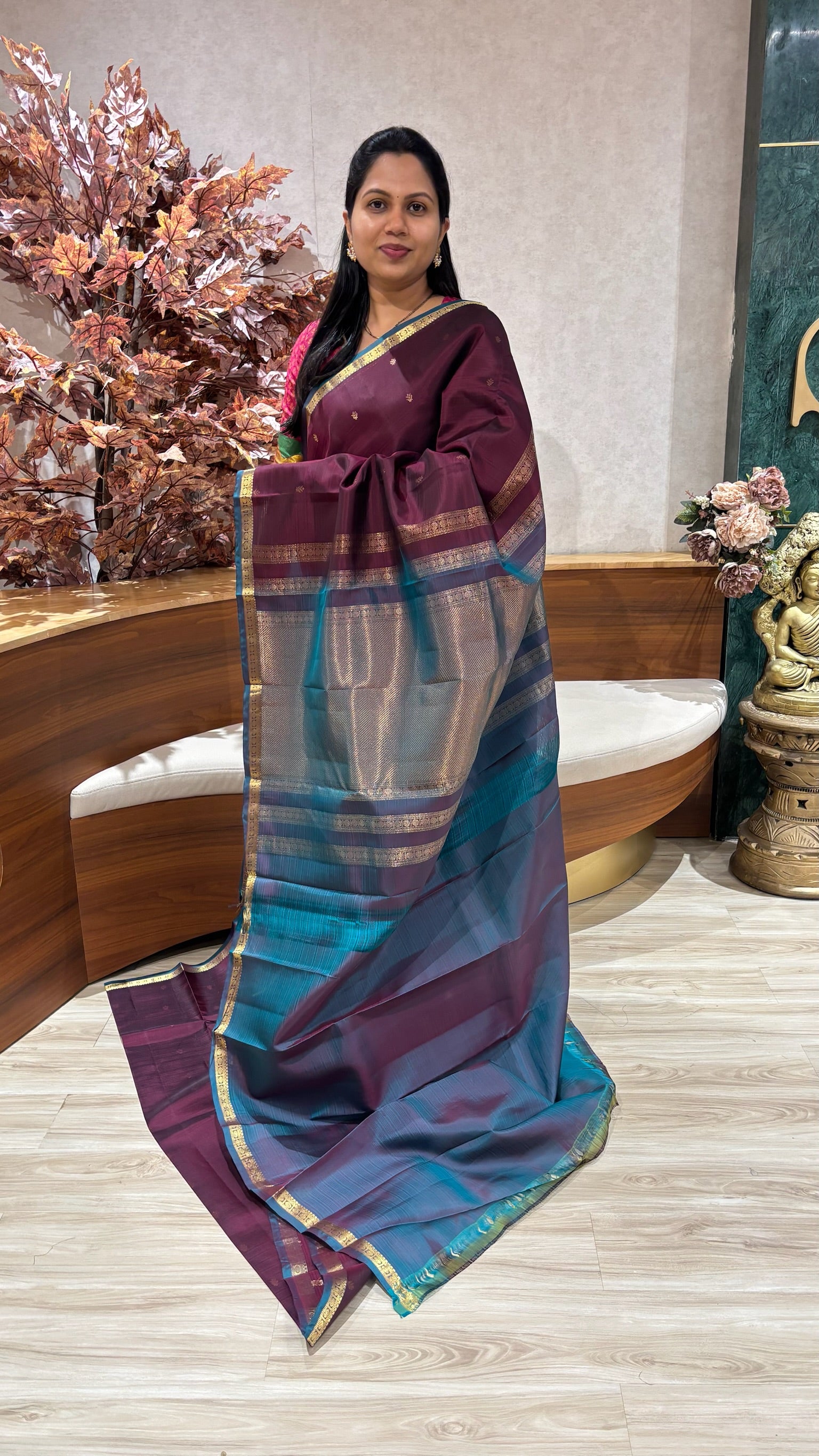 Small border kanchi pattu