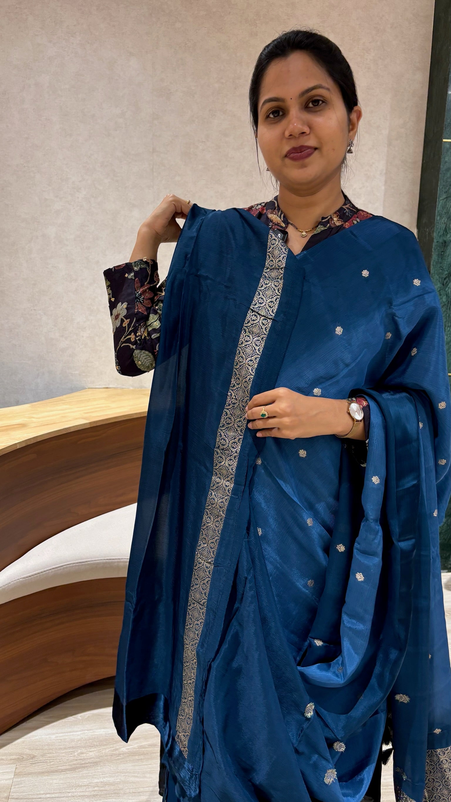 Pure Chinnon peacock blue