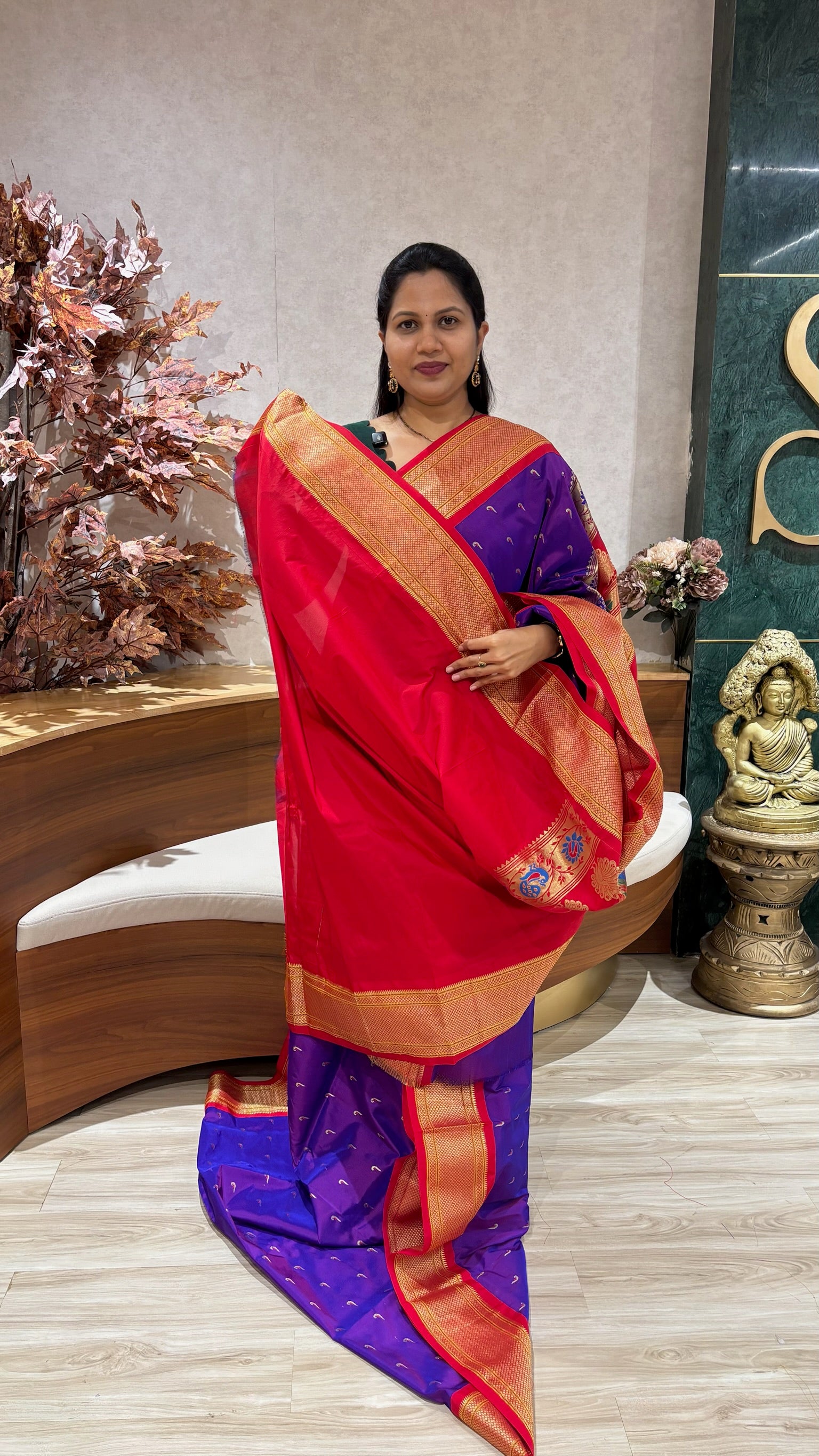 Semi Narayanpet purple