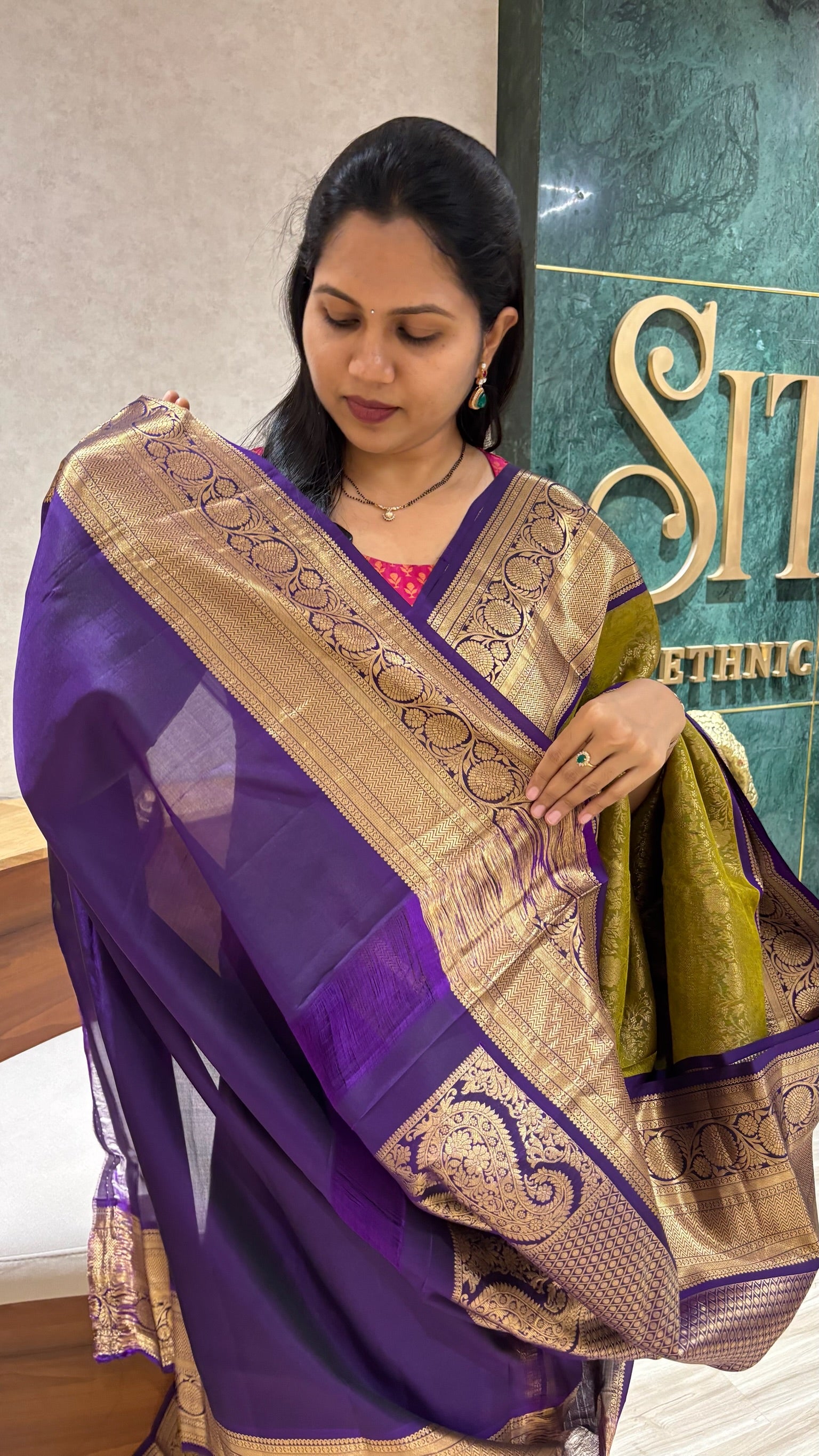 Handloom kanchi light weight