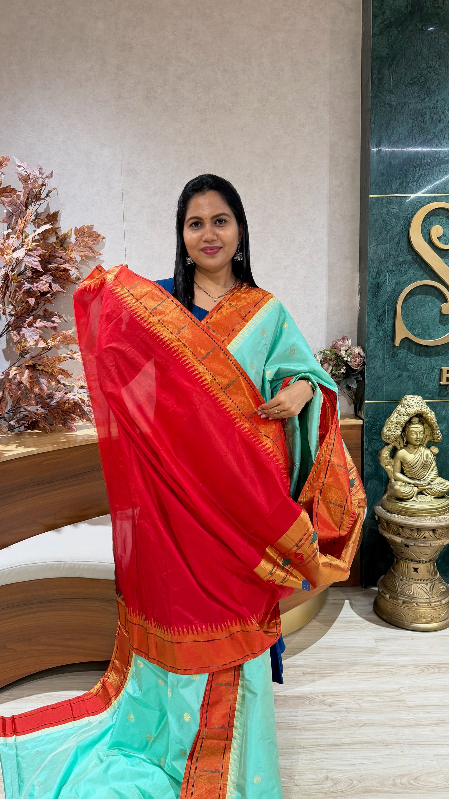 Pure silk paithani