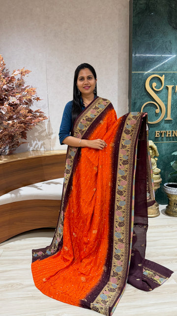 Crepe bandhini