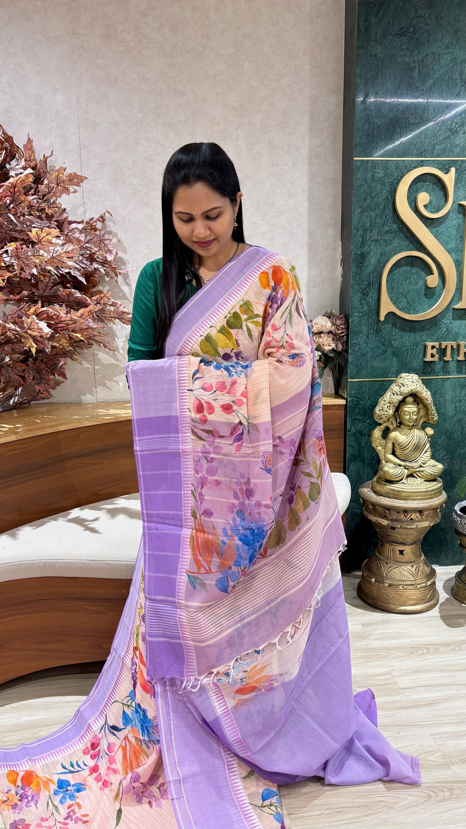 Handloom cotton saree