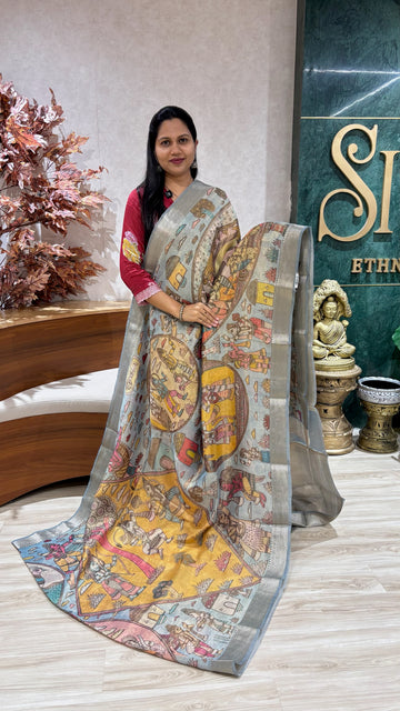 Designer tissue Kalamkari