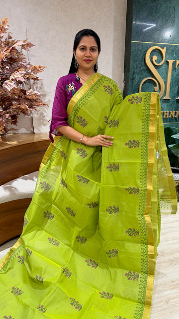Mangalgiri cotton hand block print
