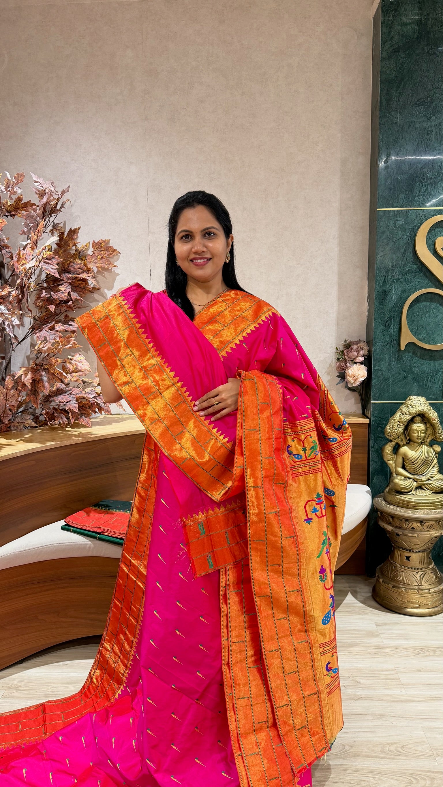 Pure silk paithani