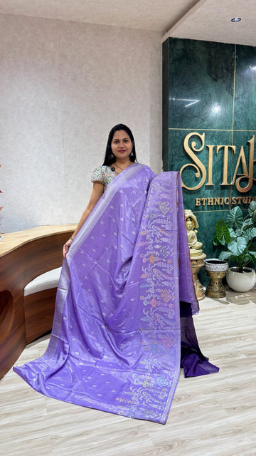 Matka silk light lavender