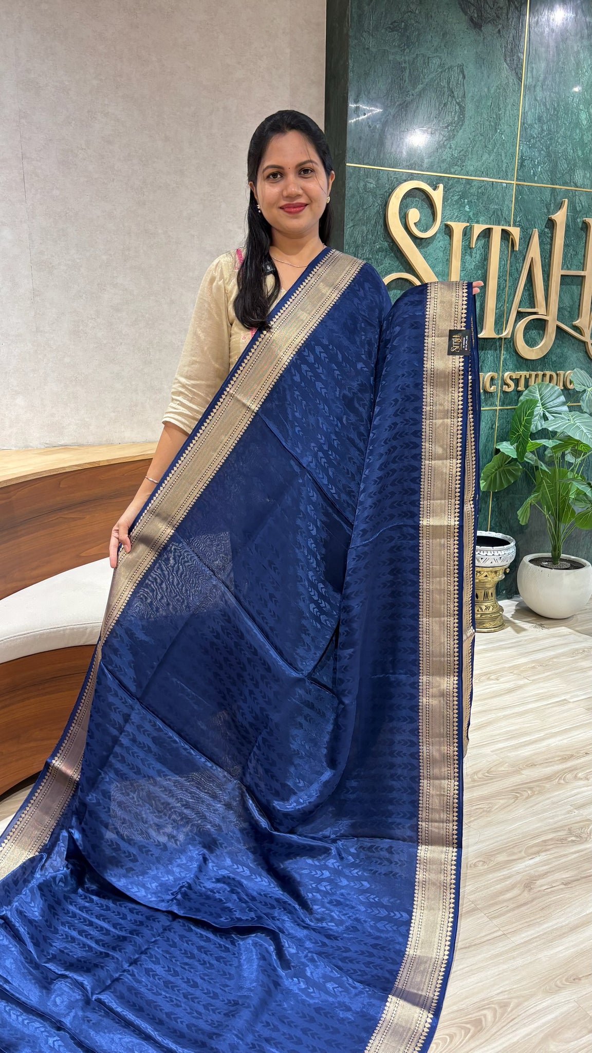 HO crepe silk saree