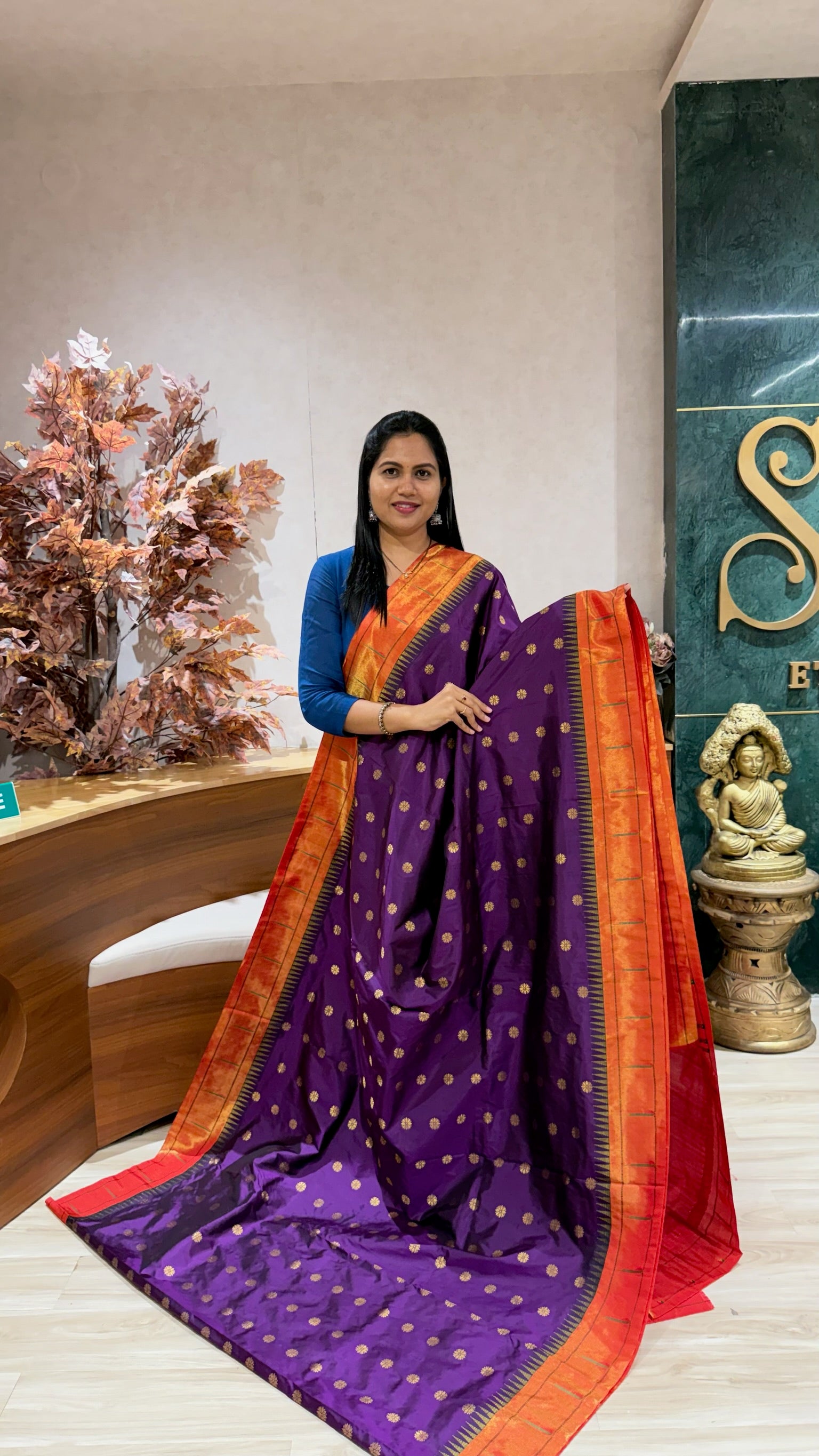 Pure silk paithani