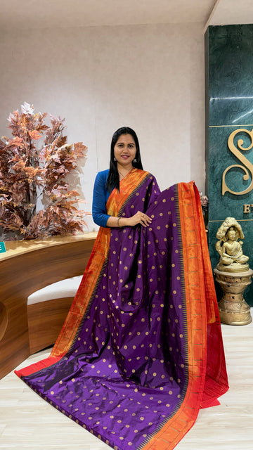 Pure silk paithani