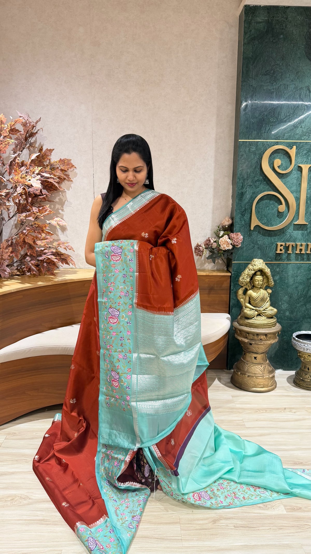 Puna silk embroidery